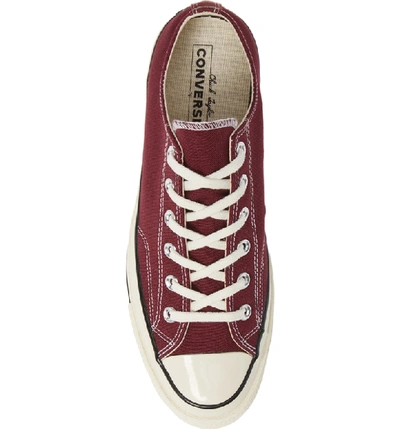 Shop Converse Chuck Taylor All Star 70 Low Top Sneaker In Burgundy