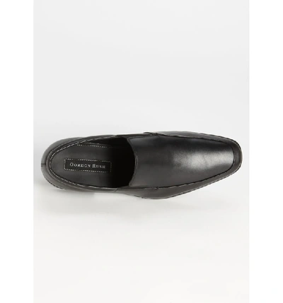 Shop Gordon Rush 'elliot' Venetian Loafer In Black Leather