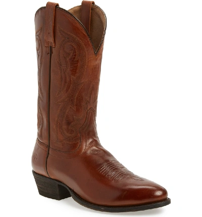 Shop Ariat Circuit Tall Cowboy Boot In Spruced Cognac Leather