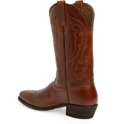 Shop Ariat Circuit Tall Cowboy Boot In Spruced Cognac Leather