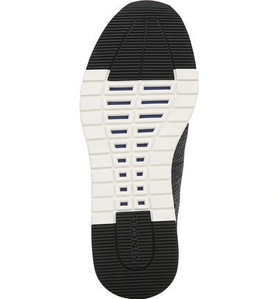 Shop Vince Palo Knit Sneaker In Marl Grey/ Black