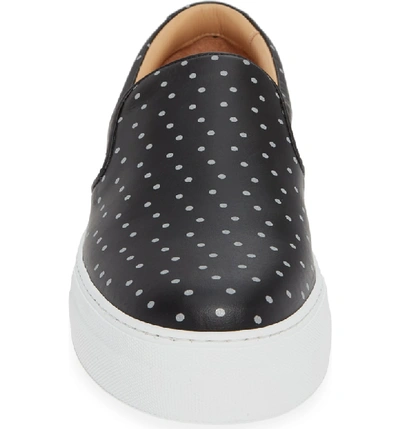 Shop Greats Slip-on Sneaker In Black W/ 3m Dots