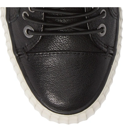 Shop John Varvatos Bootleg Sneaker In Black Leather