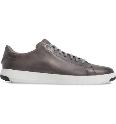 Cole Haan Men's Grandpro Leather Tennis Sneakers In Ironstone Gray ...
