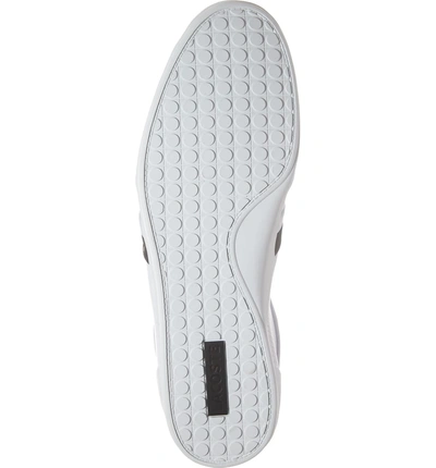 Shop Lacoste Storda Low Top Sneaker In White/ Black