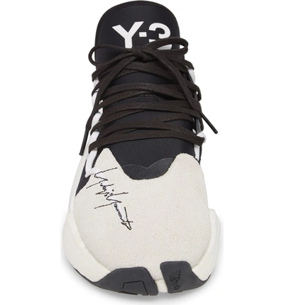 Shop Y-3 B-ball Signature Sneaker In White/ Black