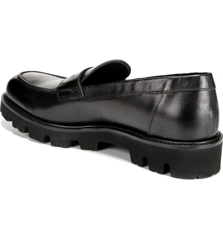 vince comrade mens peb leather penny loafers