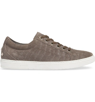 Shop Jimmy Choo Cash Sneaker In Smoke/ Gunmetal