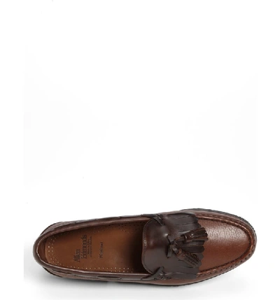 Shop Allen Edmonds Nashua Tassel Loafer In Brown/brown