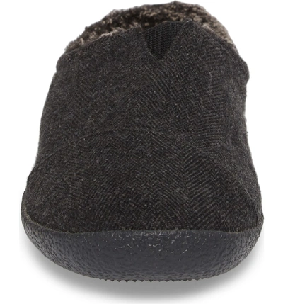 Shop Toms Berkeley Slipper With Faux Fur Lining In Black