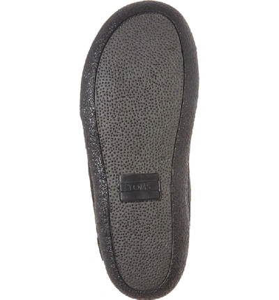 Shop Toms Berkeley Slipper With Faux Fur Lining In Black