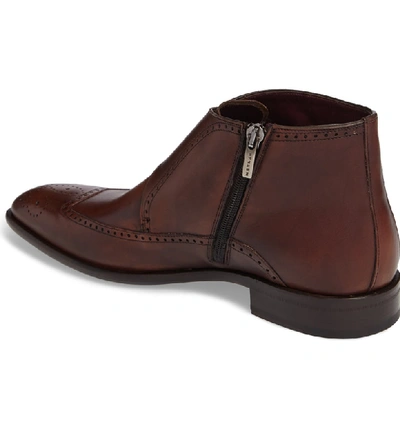 Shop Mezlan Taberna Double Monk Strap Boot In Cognac Leather
