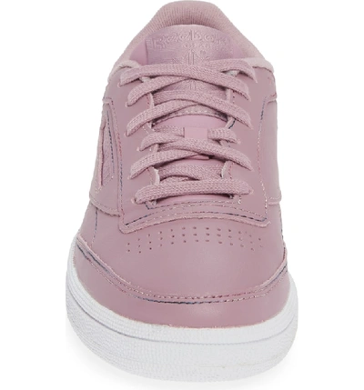 Shop Reebok Club C 85 Sneaker In Infused Lilac/ Spirit White