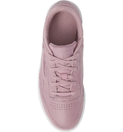 Shop Reebok Club C 85 Sneaker In Infused Lilac/ Spirit White