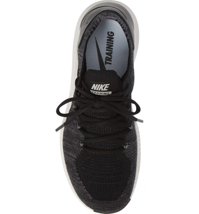 Shop Nike Free Tr Flyknit 3 Training Shoe In Black/ Dark Grey-phantom