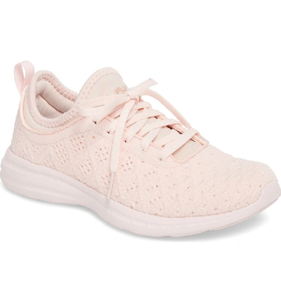 Shop Apl Athletic Propulsion Labs 'techloom Phantom' Running Shoe In Bleached Pink