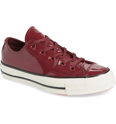 Shop Converse Chuck Taylor All Star 70 Patent Low Top Sneaker In Burgundy