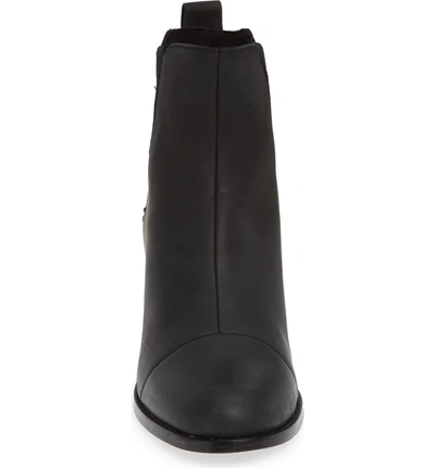 Shop Toms Esme Bootie In Black Leather