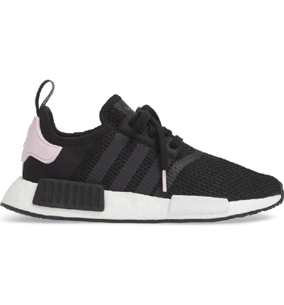 Shop Adidas Originals Nmd R1 Athletic Shoe In Black/ White/ Clear Pink