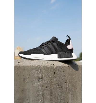 Shop Adidas Originals Nmd R1 Athletic Shoe In Black/ White/ Clear Pink