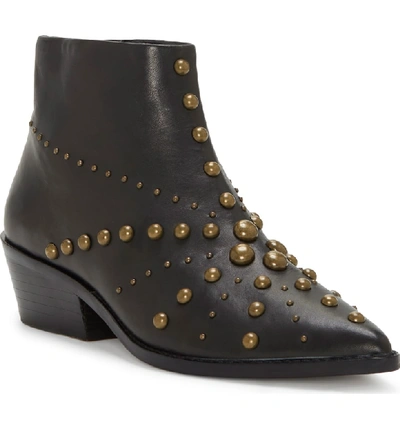 1.state Sobel Studded Bootie In Black Leather