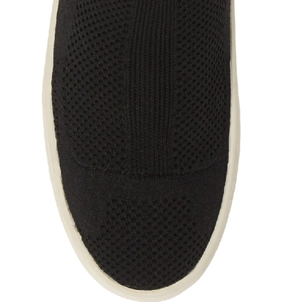 Shop Jslides Hero Sock High Top Sneaker In Black Knit Fabric