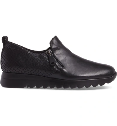 Shop Munro Kit Loafer In Black Leather