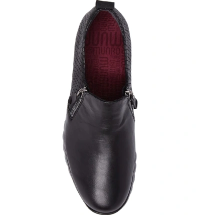 Shop Munro Kit Loafer In Black Leather