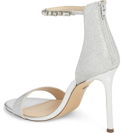 Shop Nina Deena Embellished Sandal In Silver Metallic