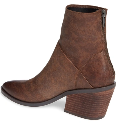 Shop Band Of Gypsies Lakota Bootie In Brown Faux Leather