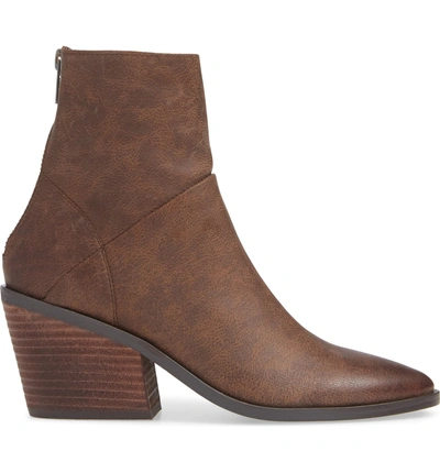 Shop Band Of Gypsies Lakota Bootie In Brown Faux Leather