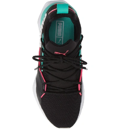 Puma Women's Muse Maia Street Knit Lace Up Sneakers In Black | ModeSens