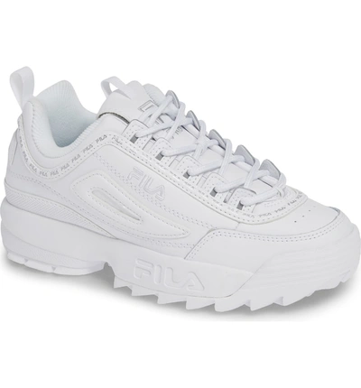 Fila Women's Disruptor Ii Premium Low-top Sneakers In White | ModeSens
