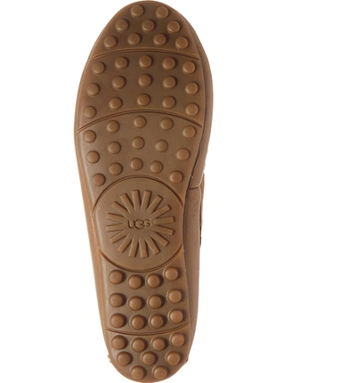 Shop Ugg Deluxe Loafer In Chestnut Leather