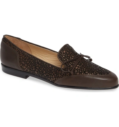 Shop Amalfi By Rangoni Ombretto Embossed Loafer In Moro Leather