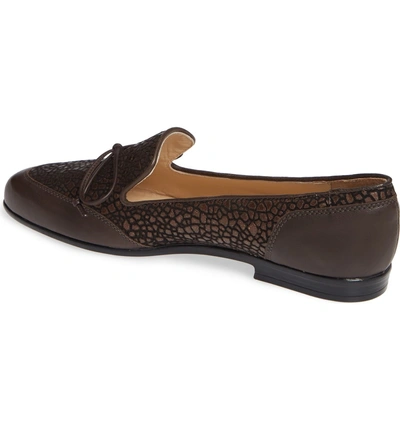 Shop Amalfi By Rangoni Ombretto Embossed Loafer In Moro Leather