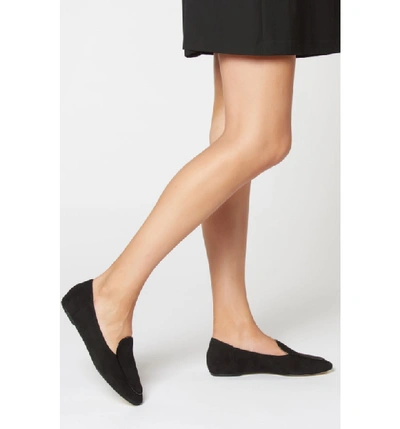 Shop Etienne Aigner Camille Loafer In Black Suede