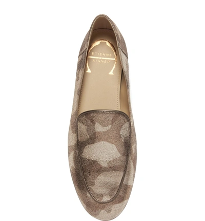 Shop Etienne Aigner Camille Loafer In Bronze Printed