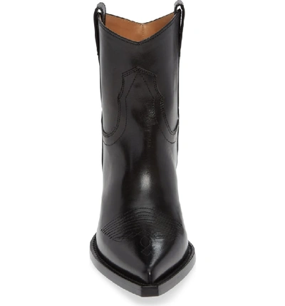 Shop Maison Margiela Sharon Cowboy Boot In Black