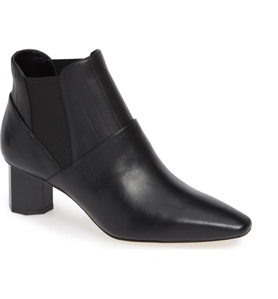 Shop Donald Pliner Fate Bootie In Black Leather