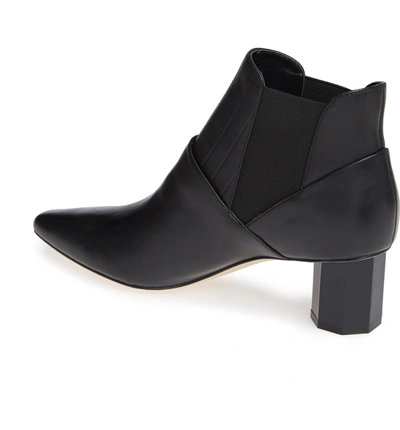 Shop Donald Pliner Fate Bootie In Black Leather