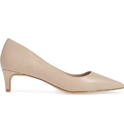 Shop Charles By Charles David Kitten Pointy Toe Pump In Nude