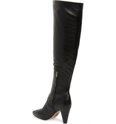 Shop Lust For Life California Over The Knee Boot In Black Leather