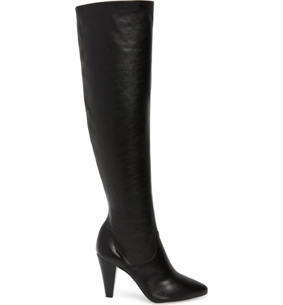 Shop Lust For Life California Over The Knee Boot In Black Leather