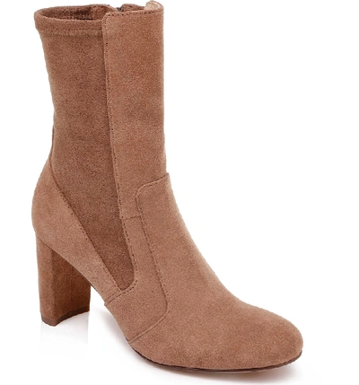 Shop Splendid Charlie Stretch Back Bootie In Light Brown Suede