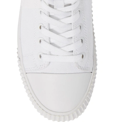 Shop Calvin Klein Jeans Est.1978 Iconica High Top Sneaker In White/ Orange