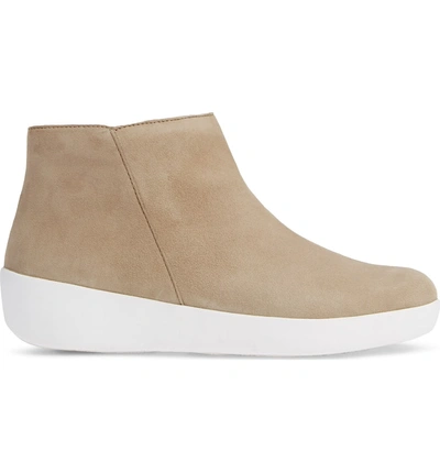 Shop Fitflop Sumi Sneaker In Taupe Suede