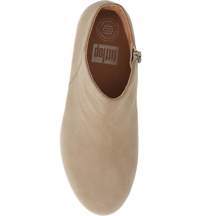 Shop Fitflop Sumi Sneaker In Taupe Suede