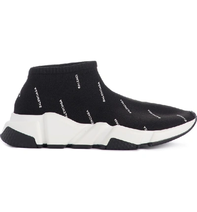 Shop Balenciaga Low Speed Sneaker In Black/ White