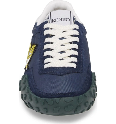 Shop Kenzo Move Sneaker In Navy Blue